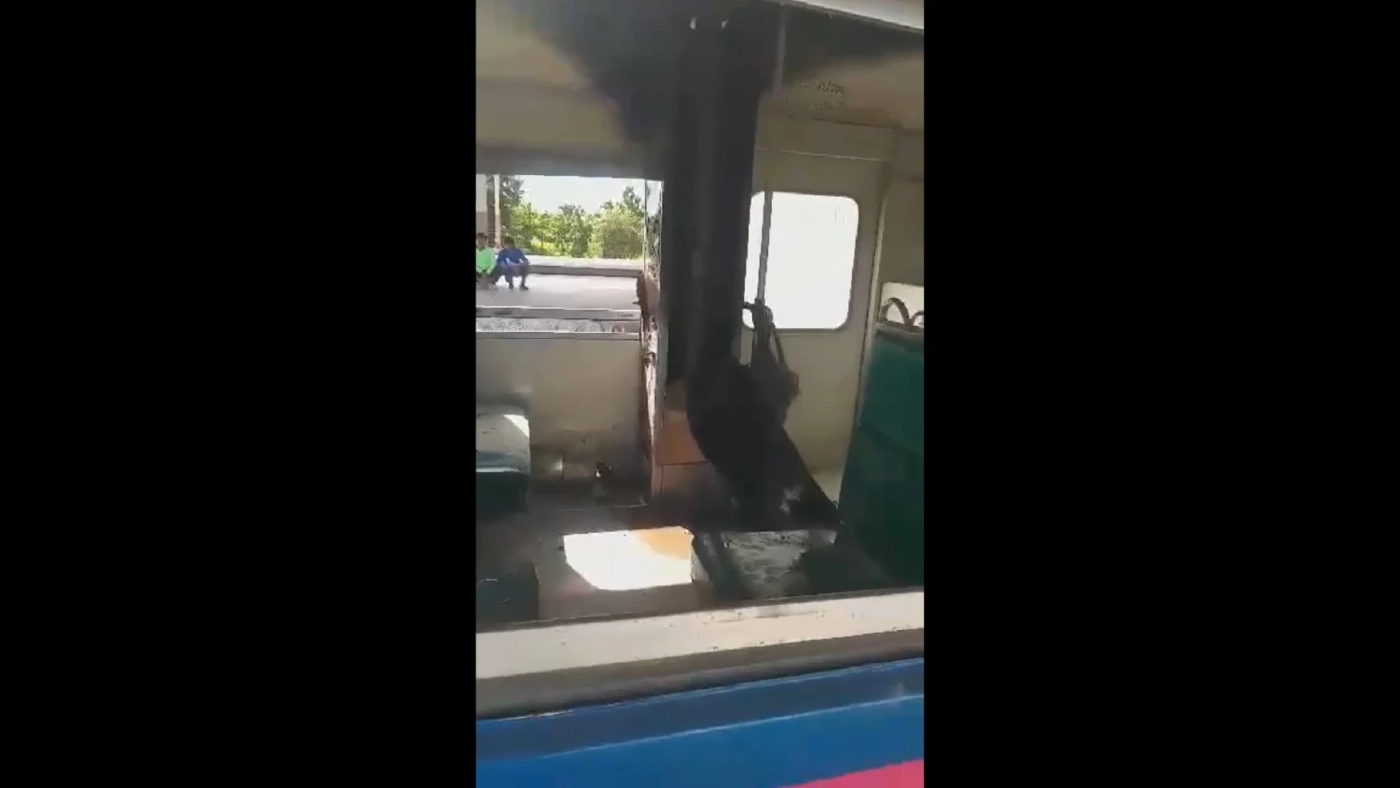 ระทึก ไฟไหม้โบกี้รถไฟ ขณะเทียบชาลาบ้านหัน ขอนแก่น (มีคลิป)