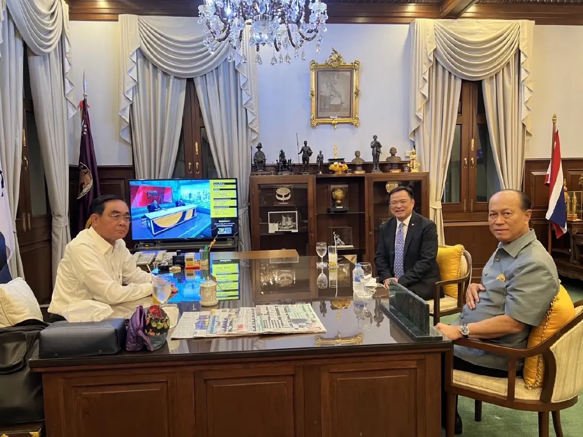 "อนุทิน"แจง​ภาพดอดพบ"บิ๊กตู่"ที่กลาโหม ปัดคุยการเมือง