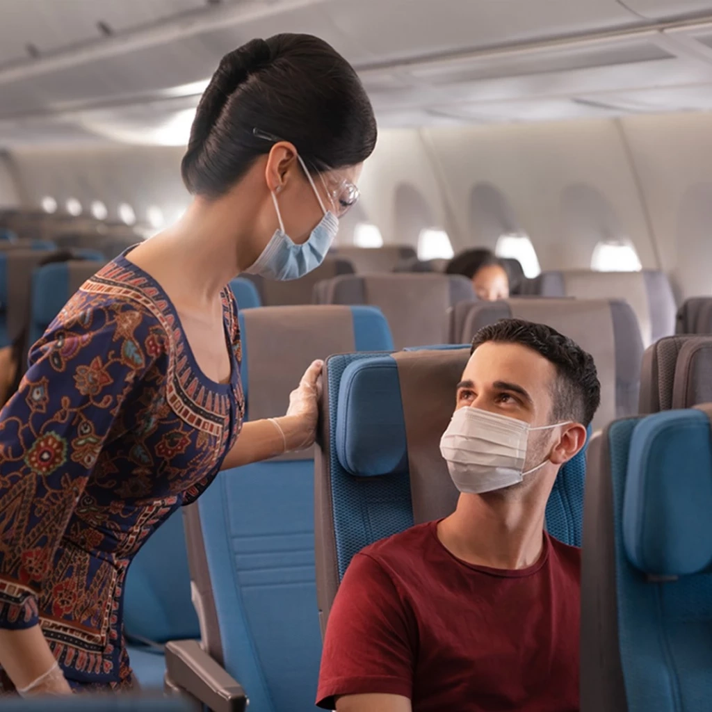 สิงคโปร์แอร์ไลน์สเลิกบังคับสวมหน้ากากอนามัย