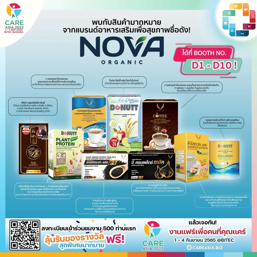 Care Asia 2022 ผนึกกำลังกับ NOVA ให้ "ผู้สูงวัยไฟแรง" ร่วมโครงการจ้างงานสุดปัง