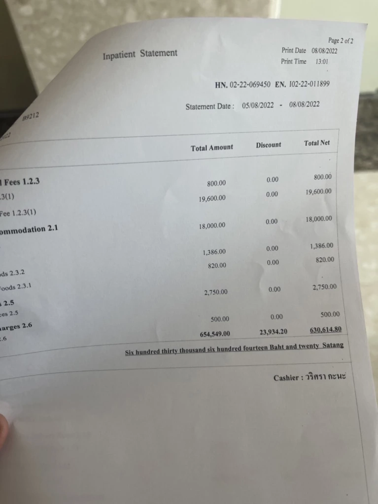 สาวเวียดนาม เหยื่อเมาท์เทนบี วอนเสี่ยบีช่วยค่ารักษาที่พุ่งกว่า 6 แสน