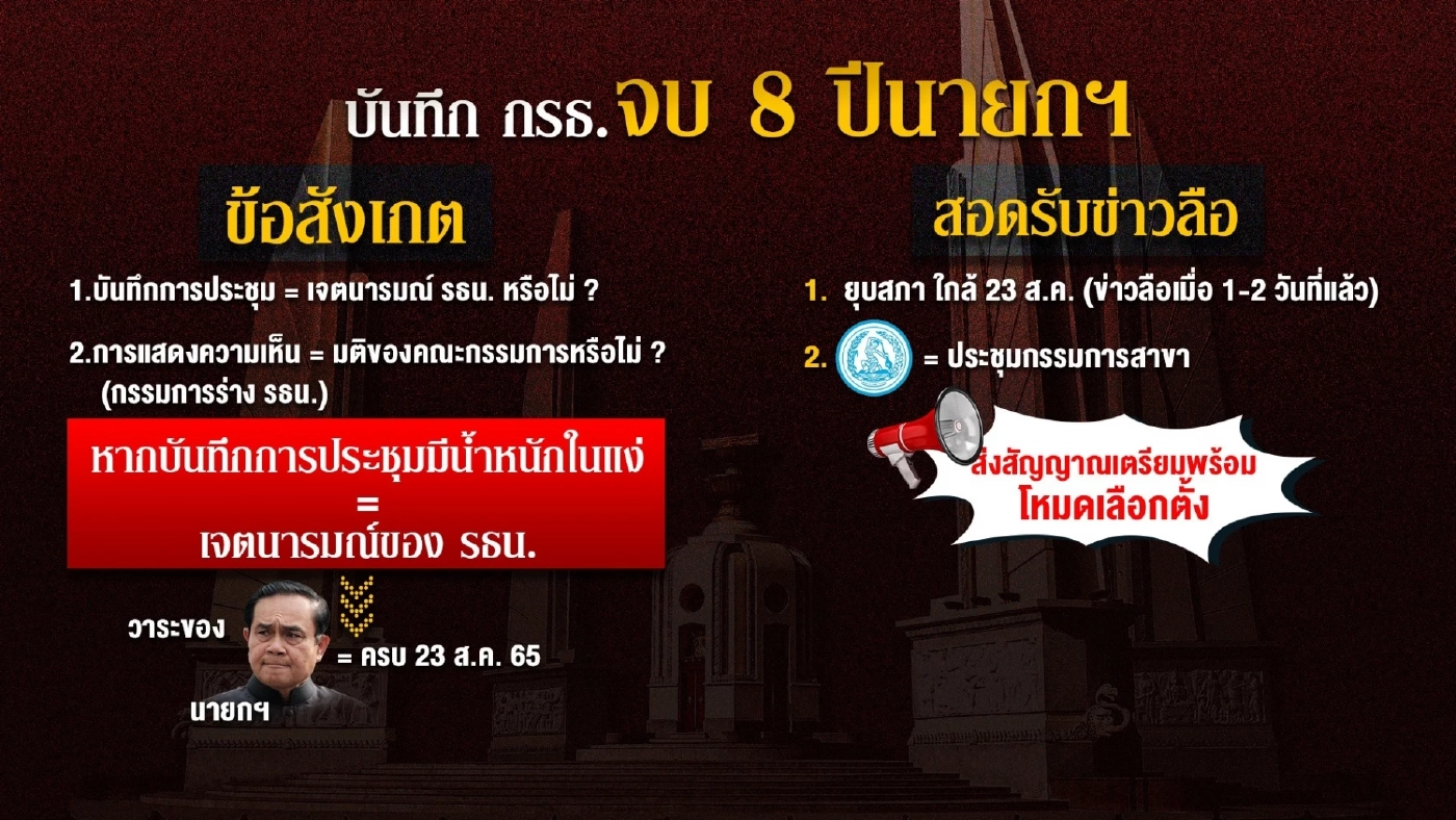 เปิดเอกสาร"มีชัย"ลุ้นชะตากรรม "8 ปี นายก" ส่อเกมพลิกวาระดำรงตำแหน่งนายกฯ