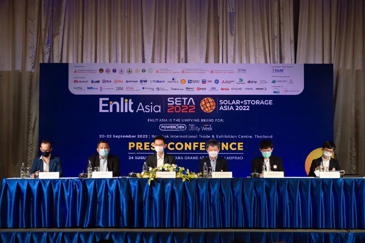 ประกาศความพร้อมการจัดงานด้านพลังงานที่ยิ่งใหญ่แห่งปี 2022 ในประเทศไทย “SETA 2022, Solar+Storage Asia 2022 และ Enlit Asia 2022”