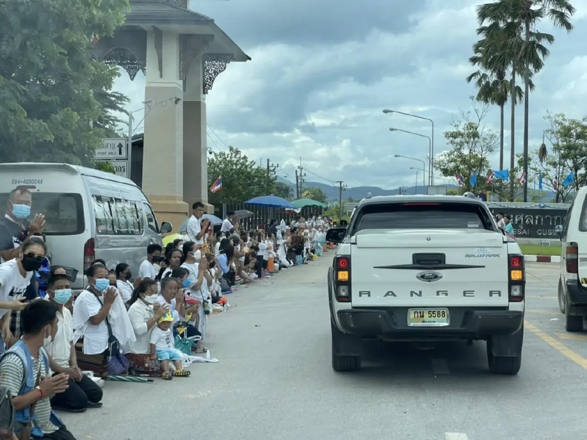 "ครูบาบุญชุ่ม" ข้ามฝั่งไปเมียนมาแล้ว จำพรรษาต่อที่เมืองพง ท่าขี้เหล็ก