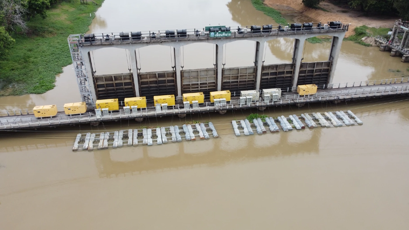 เขื่อนพิมายเร่งเดินเครื่องผลักดันน้ำเตรียมรับมือพายุลูกใหม่ 7-9 ส.ค.