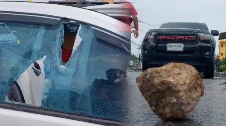 "รังสิมันต์ โรม" จี้ ตร. จับชายชุดดำทุบรถคาร์ม็อบขับไล่ "บิ๊กตู่" ที่ชลบุรี