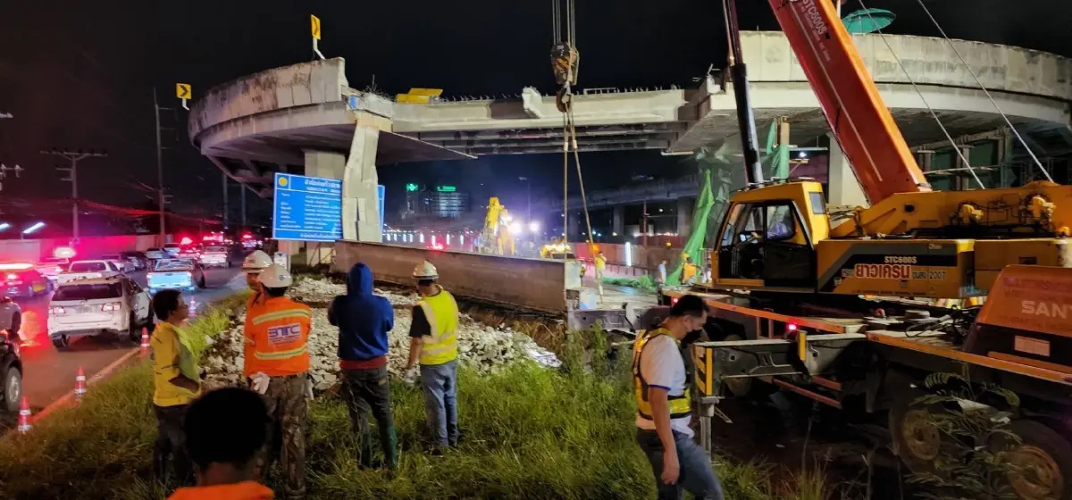 ศักดิ์สยาม สั่ง กรมทางหลวง เร่งแก้ปัญหาคานสะพานลอยหล่น พร้อมตั้งกรรมการสอบ