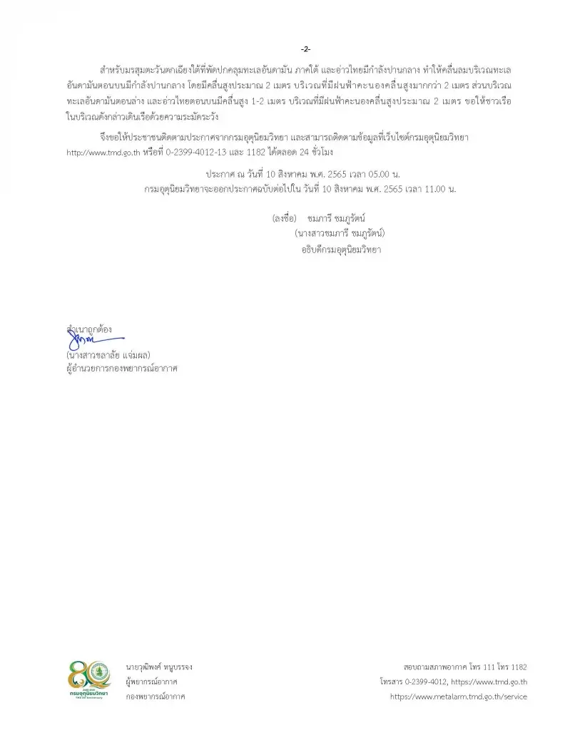 กรมอุตุนิยมวิทยา ไขข้อสงสัยเหตุใดพายุโซนร้อนต้องชื่อ "มู่หลาน"