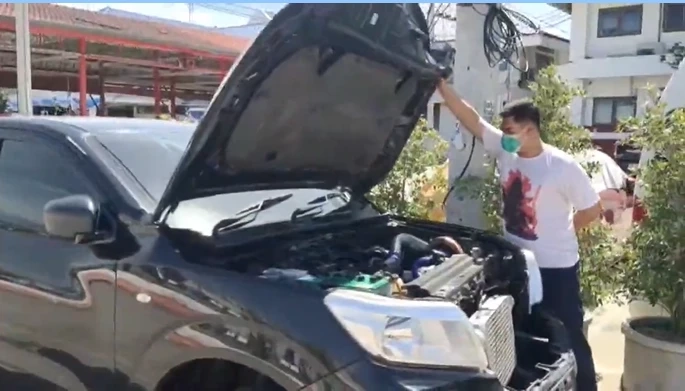 นายภาณุวัฒน์ วงษ์สุวรรณ เจ้าของรถกระบะ