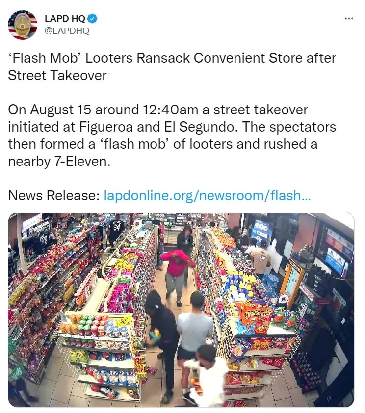 ภาพ : Twitter/@LAPDHQ