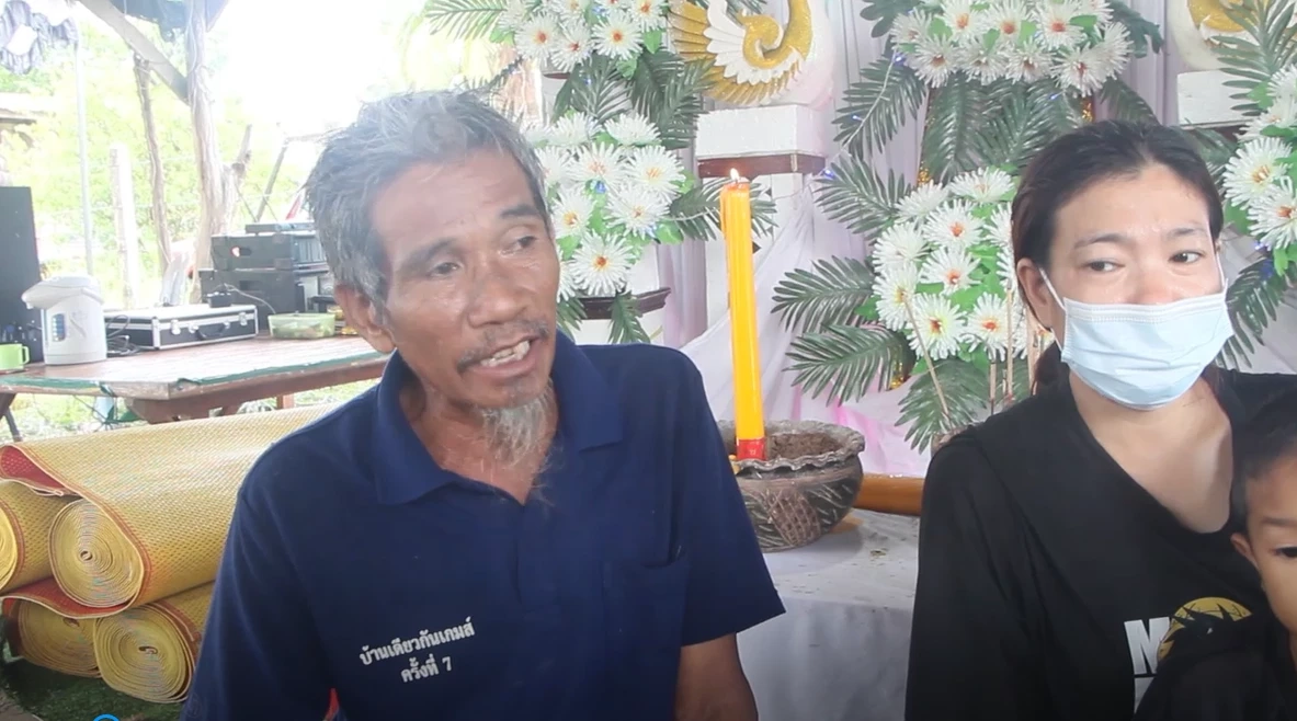 นายทองพูล บุญมาก อายุ 56 ปี ปู่ของเด็กชายเคราะห์ร้าย 