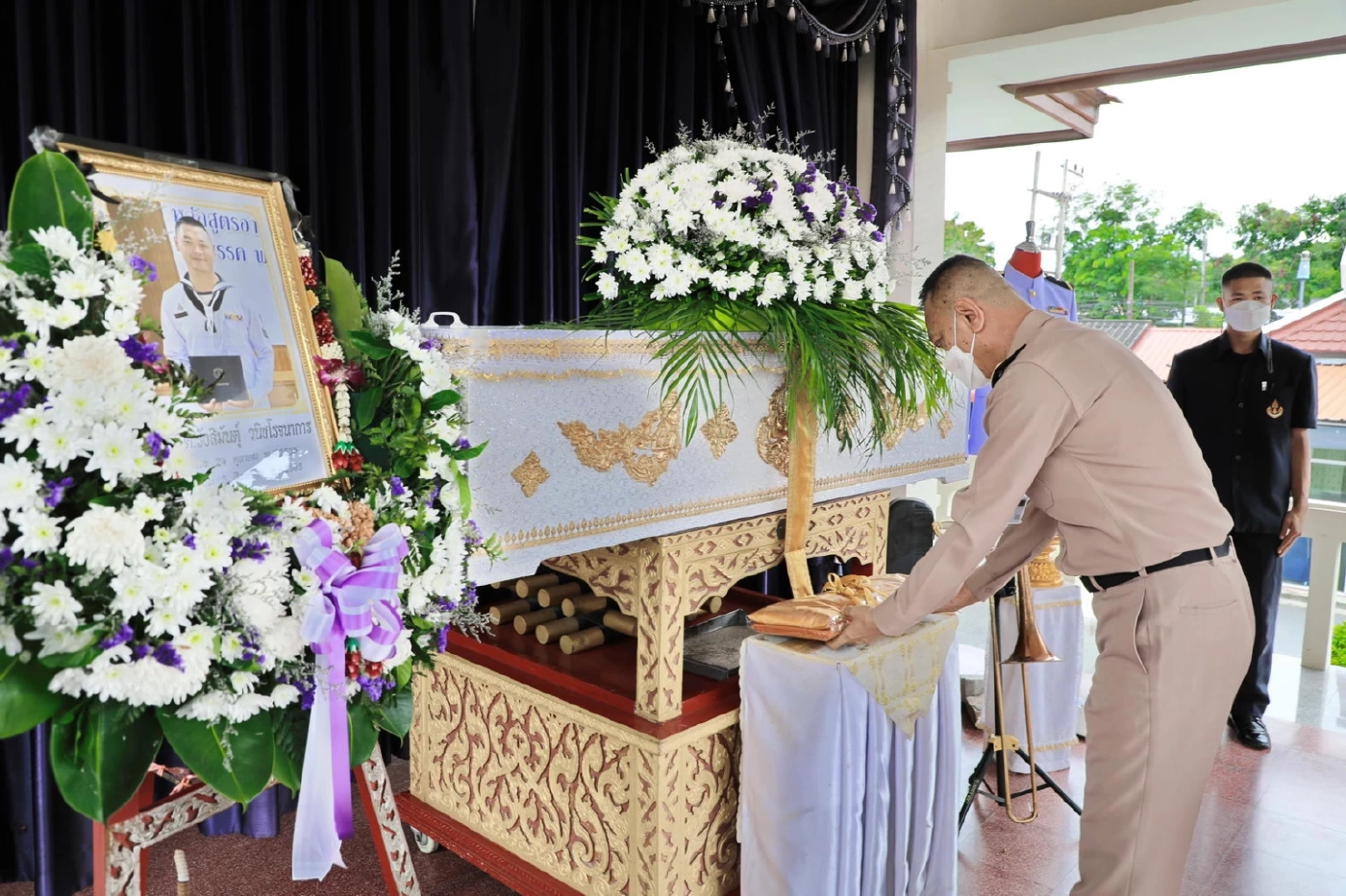 เผาแล้วร่าง "จ่าวิน" มือคีย์บอร์ดเมาท์เทนบีผับ ครอบครัวเศร้าเสียเสาหลัก