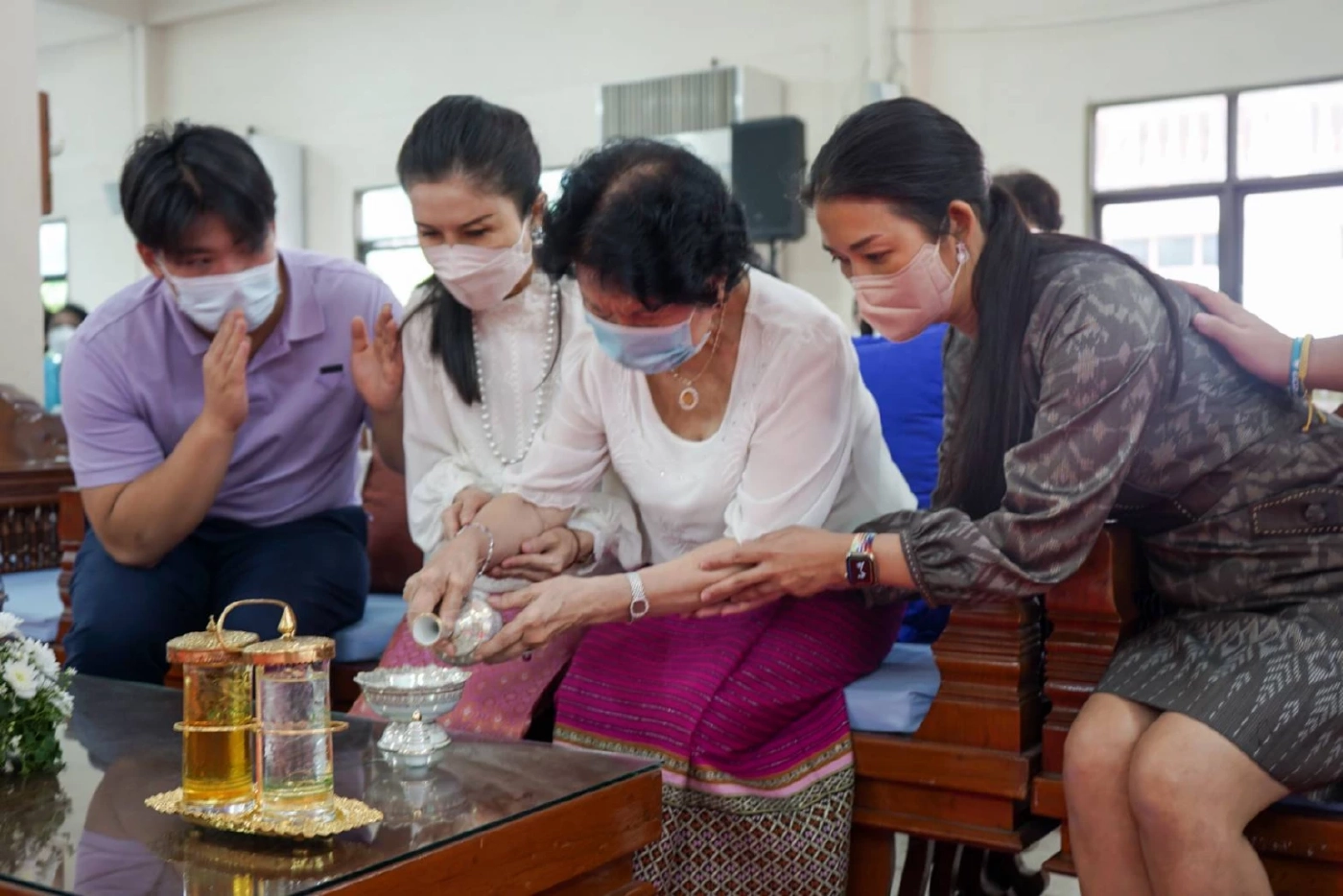 ทำบุญครบรอบ 90 ปี"บรรหาร ศิลปอาชา"ตั้งปณิธานนำชาติไทยให้พัฒนา