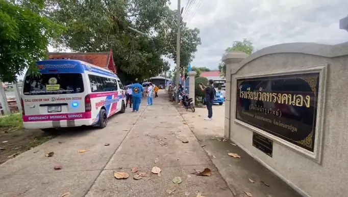 สุดเหิม คนร้ายฆ่าชิงทรัพย์ ทิ้งศพคาตู้แดง จุดตรวจ ตร.สามพราน