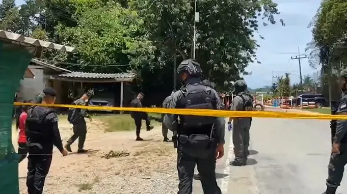 โจรใต้ใช้ M16 ซุ่มยิงขว้างไปป์บอมบ์ซ้ำ หน้าฐานจะแนะ ทหารพลีชีพ 1 เจ็บ 1