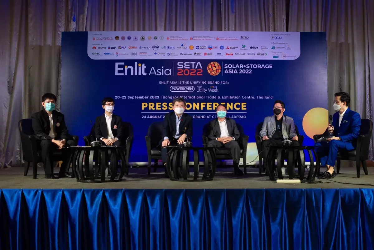 ประกาศความพร้อมการจัดงานด้านพลังงานที่ยิ่งใหญ่แห่งปี 2022 ในประเทศไทย “SETA 2022, Solar+Storage Asia 2022 และ Enlit Asia 2022”