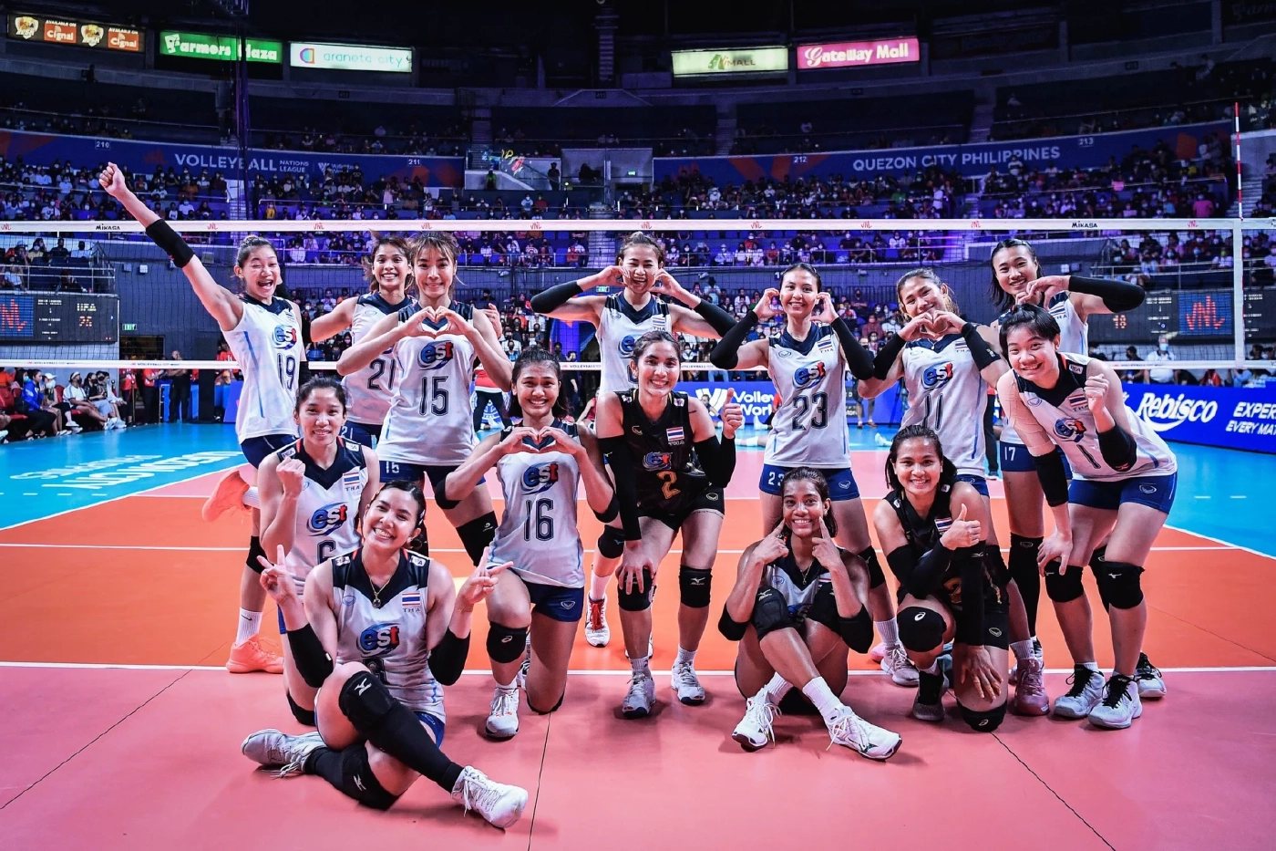 นักวอลเลย์บอลหญิงทีมชาติไทย