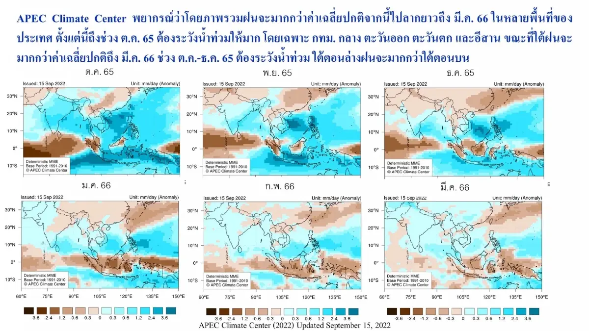 “วิษณุ” เตือน “ลานีญา” ยกกำลังเพิ่ม เฉียด 100% ในช่วงพีคฝน