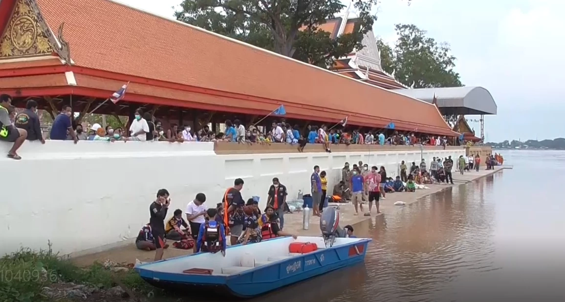 ระดมกู้ภัยทั้งจังหวัด ค้นหาร่าง “น้องบิ๊ก”  หลังจมเจ้าพระยาหน้าวัดดัง