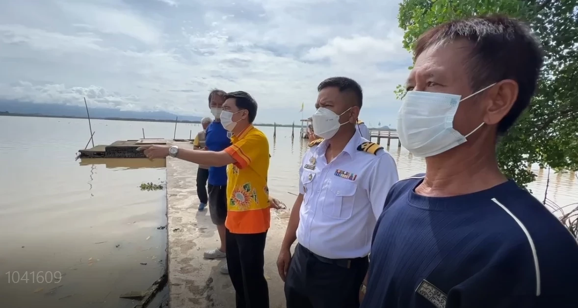 "เจ้าท่า -นอภ.แหลมสิงห์"  รุดตรวจสอบปม "เรือปูแป้น" ถูกซัดจมทะเล นทท.ดับ