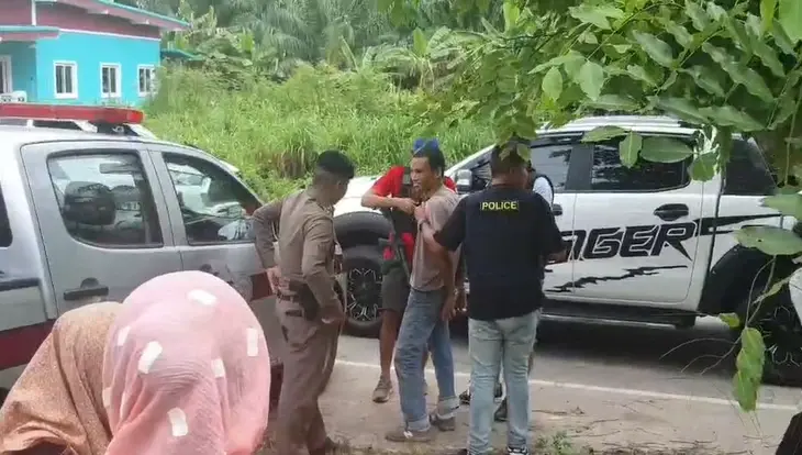 นายปรีชา หรือ บ่าว หวังสง่า อายุ 40 ปี ผู้ก่อเหตุ