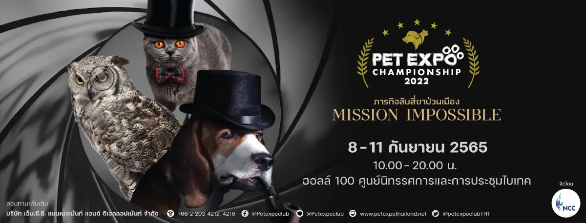 นับถอยหลัง เตรียมพบกับ "PET EXPO CHAMPIONSHIP 2022"