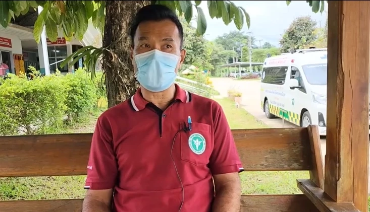 นายอำพล ประมวลทอง อายุ 55 ปี พนักงานขับรถยนต์ ของโรงพยาบาลสมเด็จพระปิยะมหาราชรมณียเขต