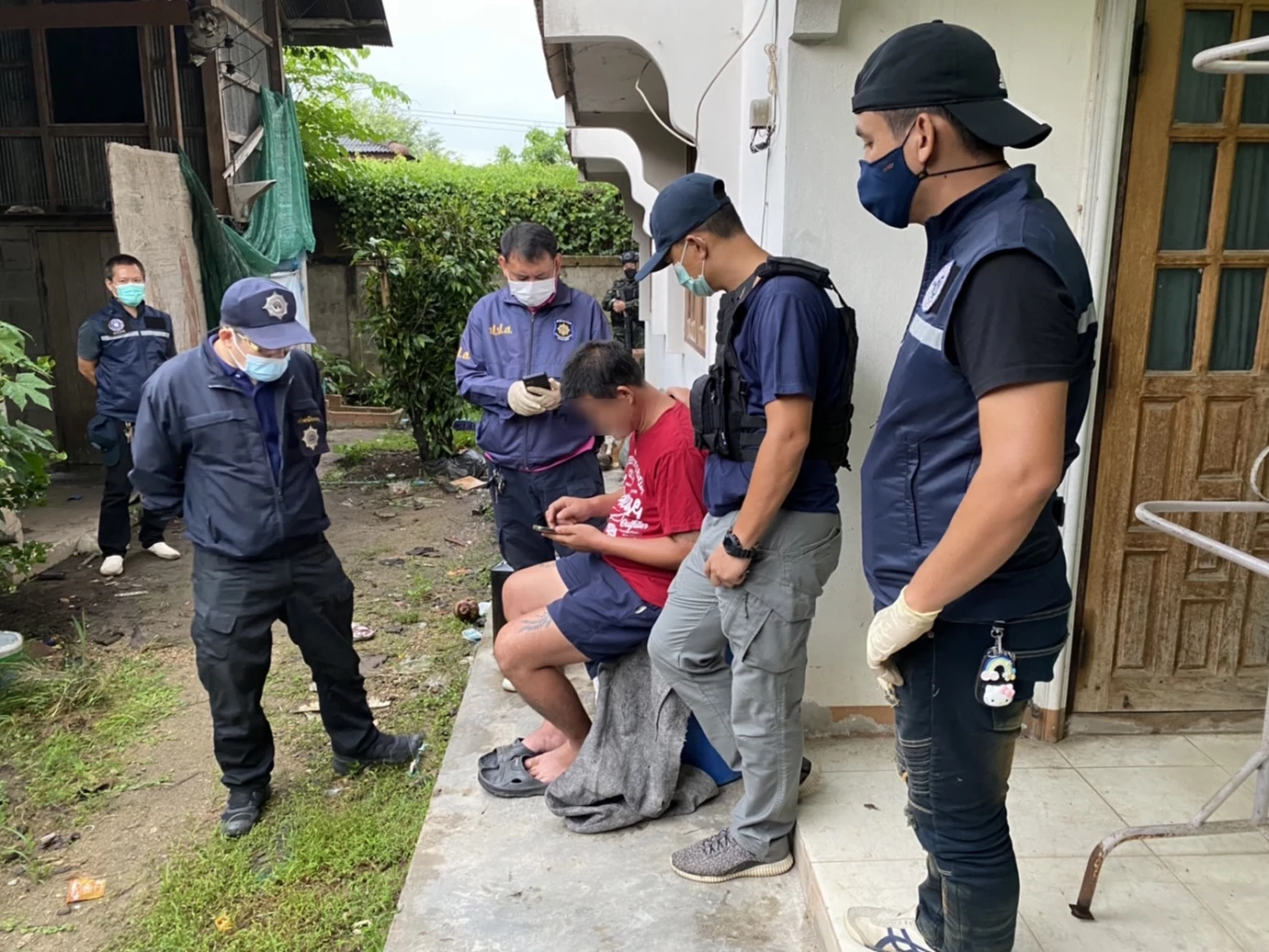 ตรวจค้นกวาดล้างยาเสพติด อ.สันทราย จ.เชียงใหม่