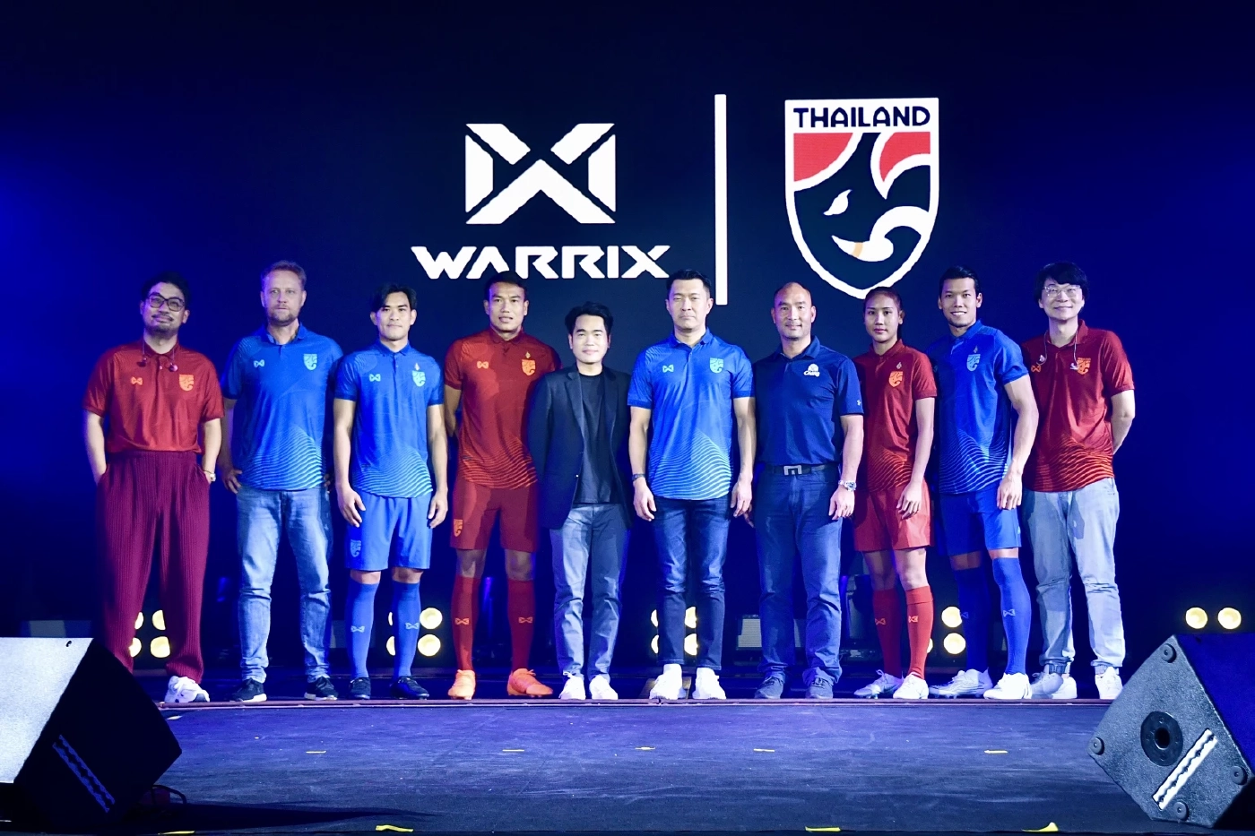 วอริกซ์ เปิดตัวชุดแข่งขันฟุตบอลทีมชาติไทยใหม่