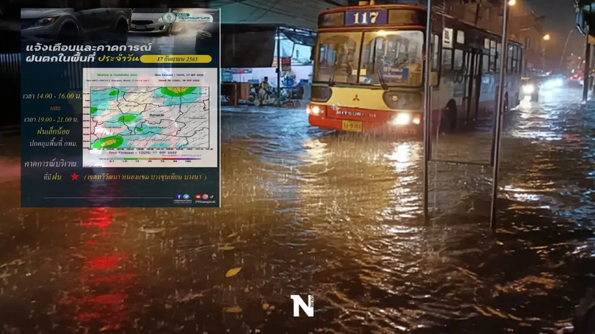 กทม. คาดการณ์ฝนตกวันนี้ พื้นที่ใด เขตไหนกันบ้าง เช็กด่วนเพื่อเตรียมรับมือ