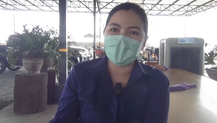 น.ส.สุพิชชา จันทร์ศรี อายุ 35 ปี ผู้ที่นำคลิปมาเผยแพร่