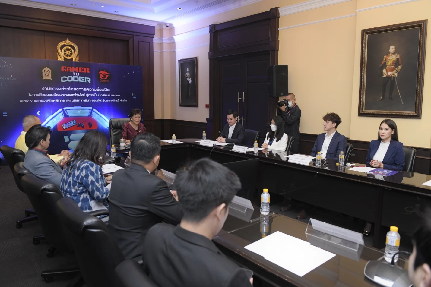 กระทรวงศึกษาธิการ ผนึก"การีนา" ดันเกมเมอร์รุ่นใหม่สู่ นักเขียนโปรแกรม