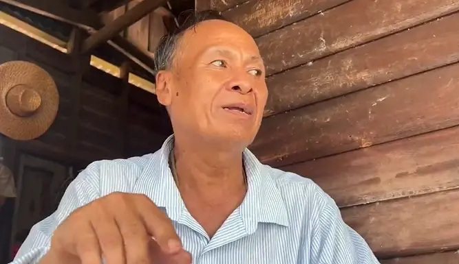 นายอุบล มีจินดา (ลุงต้อย) 63 ปี คนขับรถของวัด
