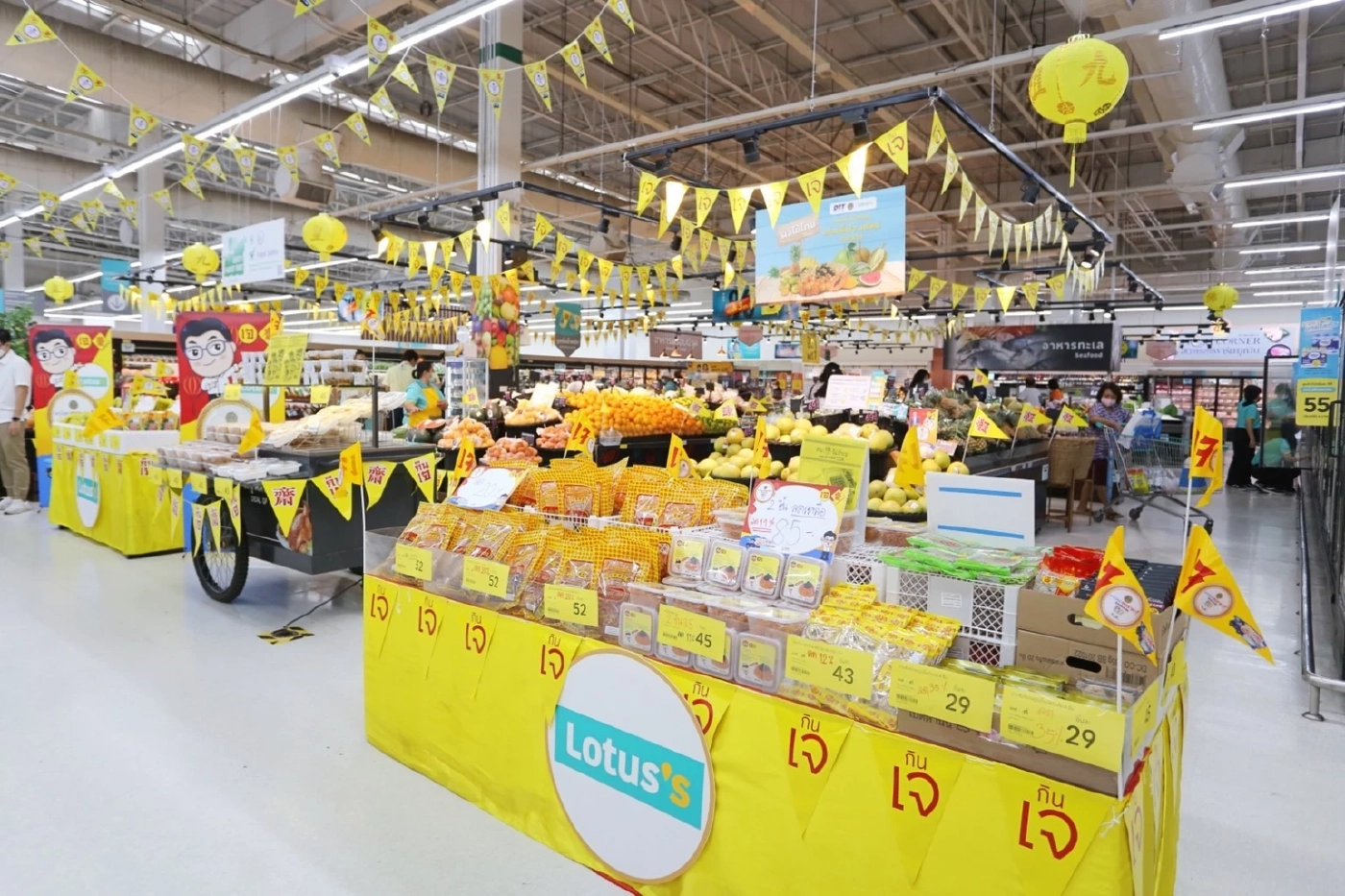 "พาณิชย์"จับมือ ห้างสรรพสินค้า "เทศกาลกินเจ" ลดสูงสุด 69% เริ่มแล้ววันนี้