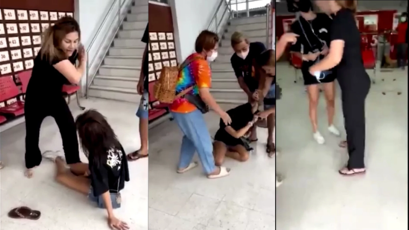 เดือด กลุ่มเจ้าหนี้บุกตบลูกหนี้ กลางไปรษณีย์พระสมุทรเจดีย์ (มีคลิป)