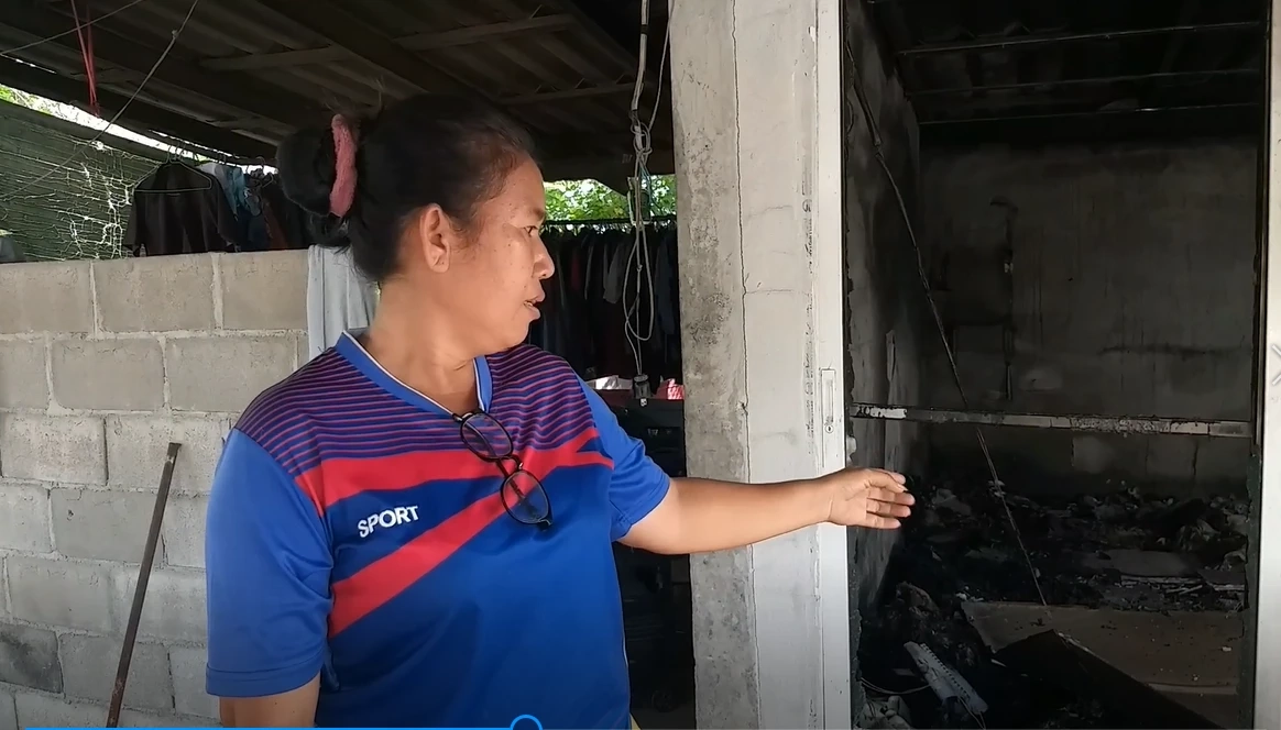 นางสาวงามขำ แซ่ลี้ อายุ 45 ปี (ภรรยาผู้ก่อเหตุ) 