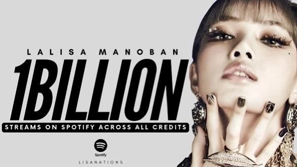 ตำนานบทใหม่ "ลิซ่า" ขึ้นแท่น "K-Pop" ยอดสตรีมแตะพันล้านเร็วสุด