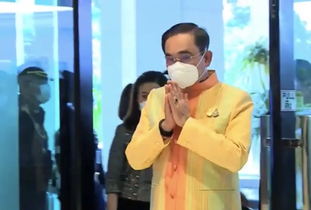 นายกรัฐมนตรี​ บินร่วมพิธีวางศิลาฤกษ์ "สะพานมิตรภาพไทย-ลาว" แห่งที่ 5 (คลิป)