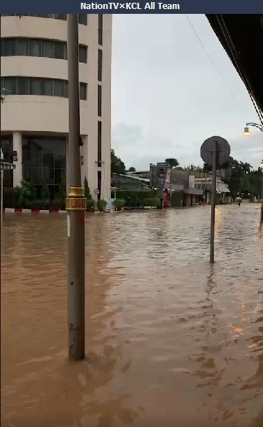 น้ำท่วมย่านเมืองเก่าภูเก็ต ป่าตอง-กมลา