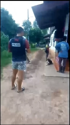 เจ้าหน้าที่ปิดล้อมจับกุม นายสุขุม ธรรมประชา 