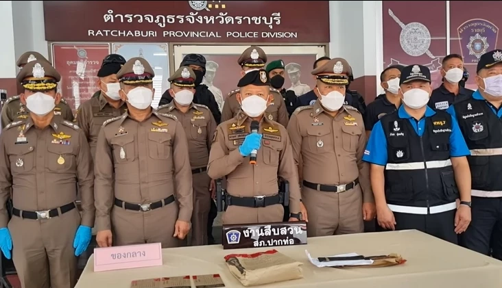 ตร.ภ.7 แถลงรวบคนร้ายปาดคอยายวัย 67 ปี เพื่อชิงเงิน 120 บาท ไปซื้อเหล้ากิน