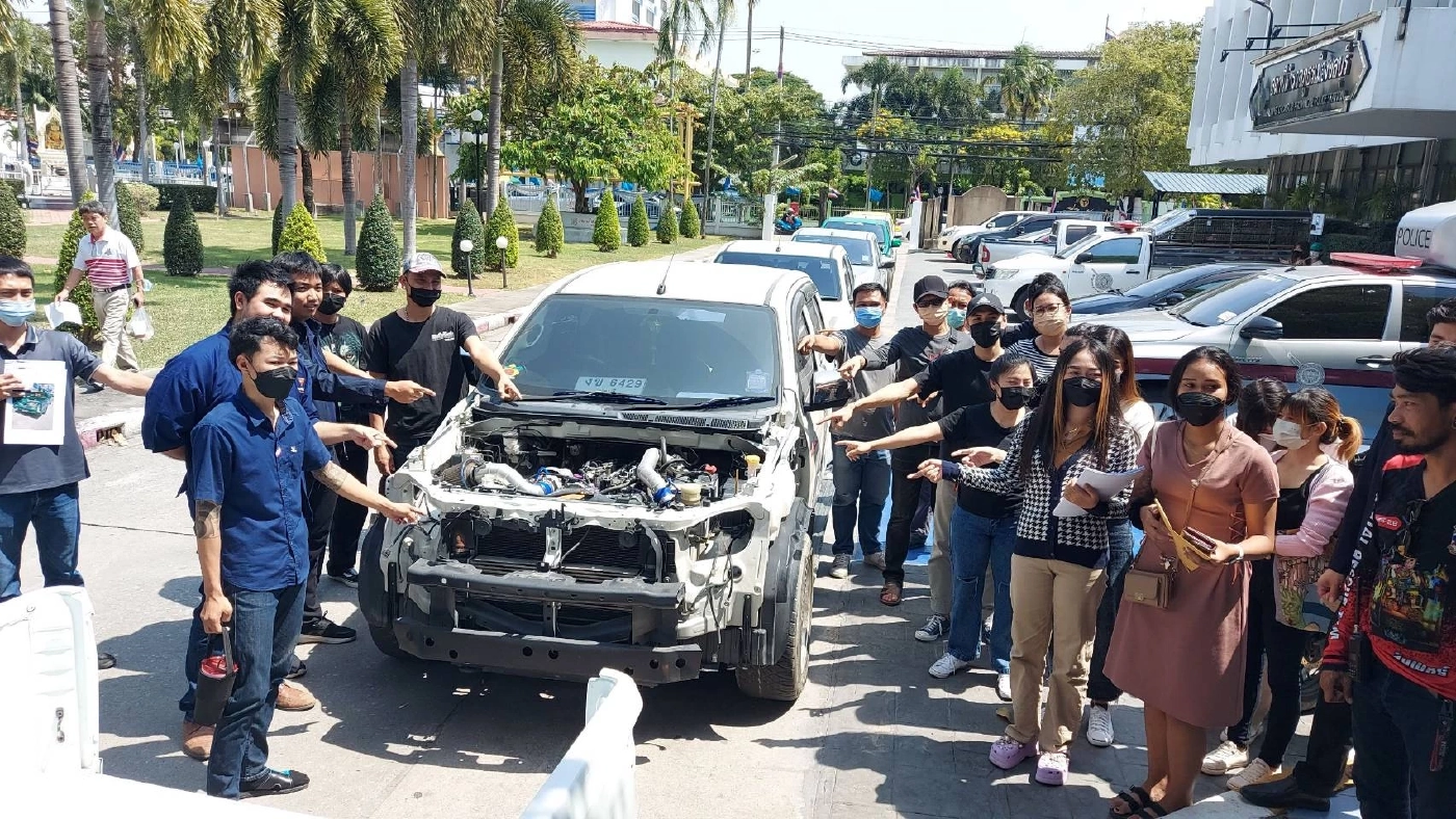 จ่อออกหมายจับ เจ้าของอู่ดังชลบุรี หลังดองรถหลายเดือนไม่ซ่อม