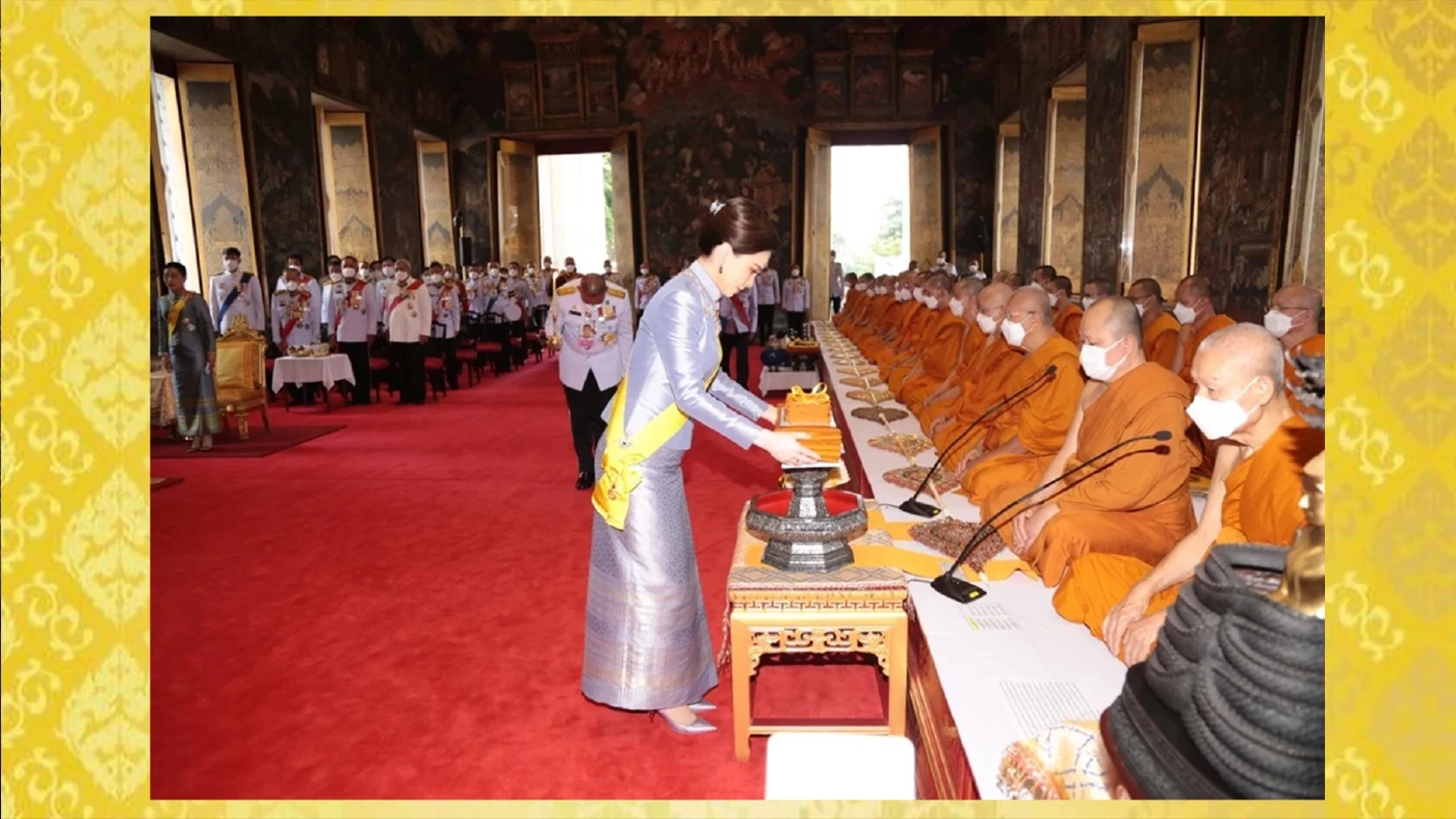 พระราชินี เสด็จฯ แทนพระองค์ไปทรงบำเพ็ญพระราชกุศลถวายผ้าพระกฐิน วัดสุทัศนเทพวรารามวรมหาวิหาร
