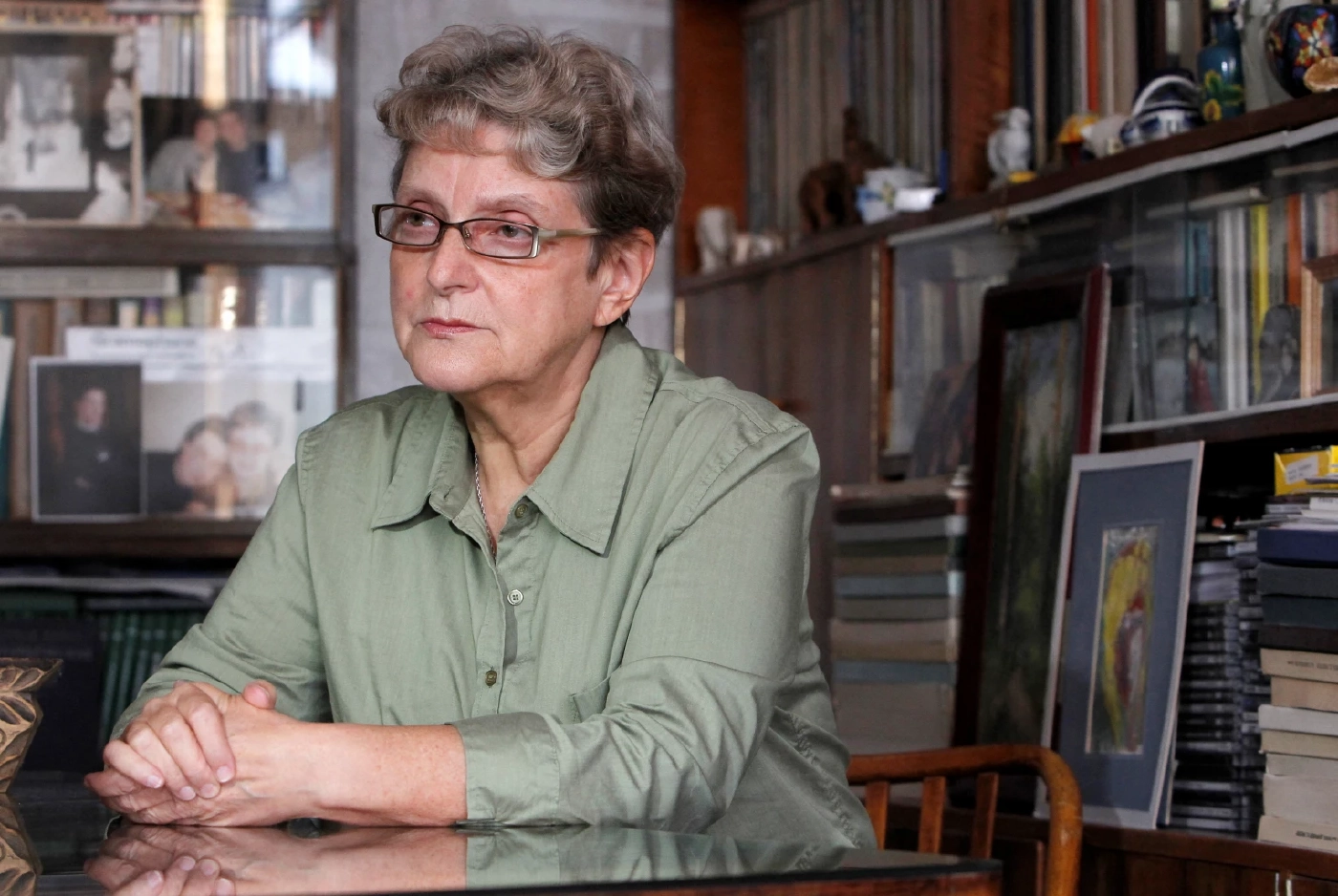 สเวตลานา กานนูชกินา ผู้ก่อตั้งองค์กรสิทธิมนุษายชน &quot;เมมโมเรียล&quot; ของรัสเซีย