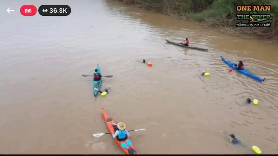 "โตโน่" ทำสำเร็จ ว่ายข้ามโขงถึงฝั่ง สปป.ลาว แฟนคลับชาวลาวต้อนรับหนาแน่น