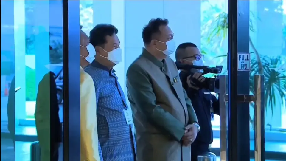 นายกรัฐมนตรี​ บินร่วมพิธีวางศิลาฤกษ์ "สะพานมิตรภาพไทย-ลาว" แห่งที่ 5 (คลิป)