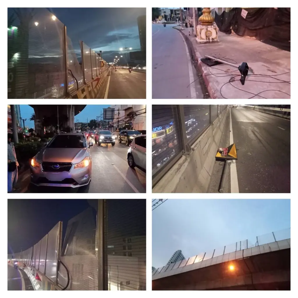 "กรมทางหลวงชนบท"เตรียมส่งหลักฐานเอาผิดรถบรรทุกชนป้ายบอกทางร่วงใส่เก๋ง