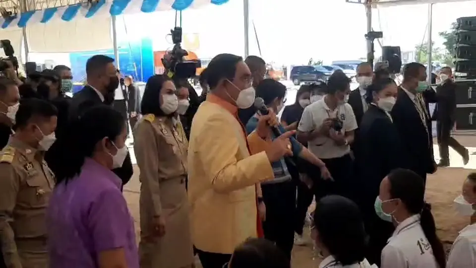 นายกรัฐมนตรี​ บินร่วมพิธีวางศิลาฤกษ์ "สะพานมิตรภาพไทย-ลาว" แห่งที่ 5 (คลิป)
