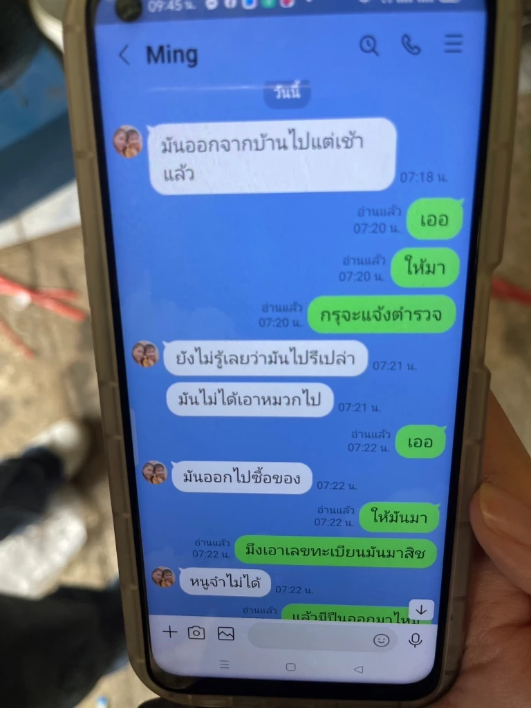 ลูกสาวไลนน์บอกแม่ลูกเขยกำลังไปก่อเหตุ