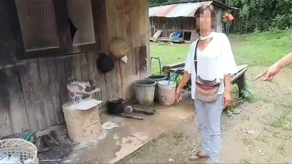 นางศรีเริญ ปูเลย อายุ 59 ปี ภรรยานายจําลอง มือมีด